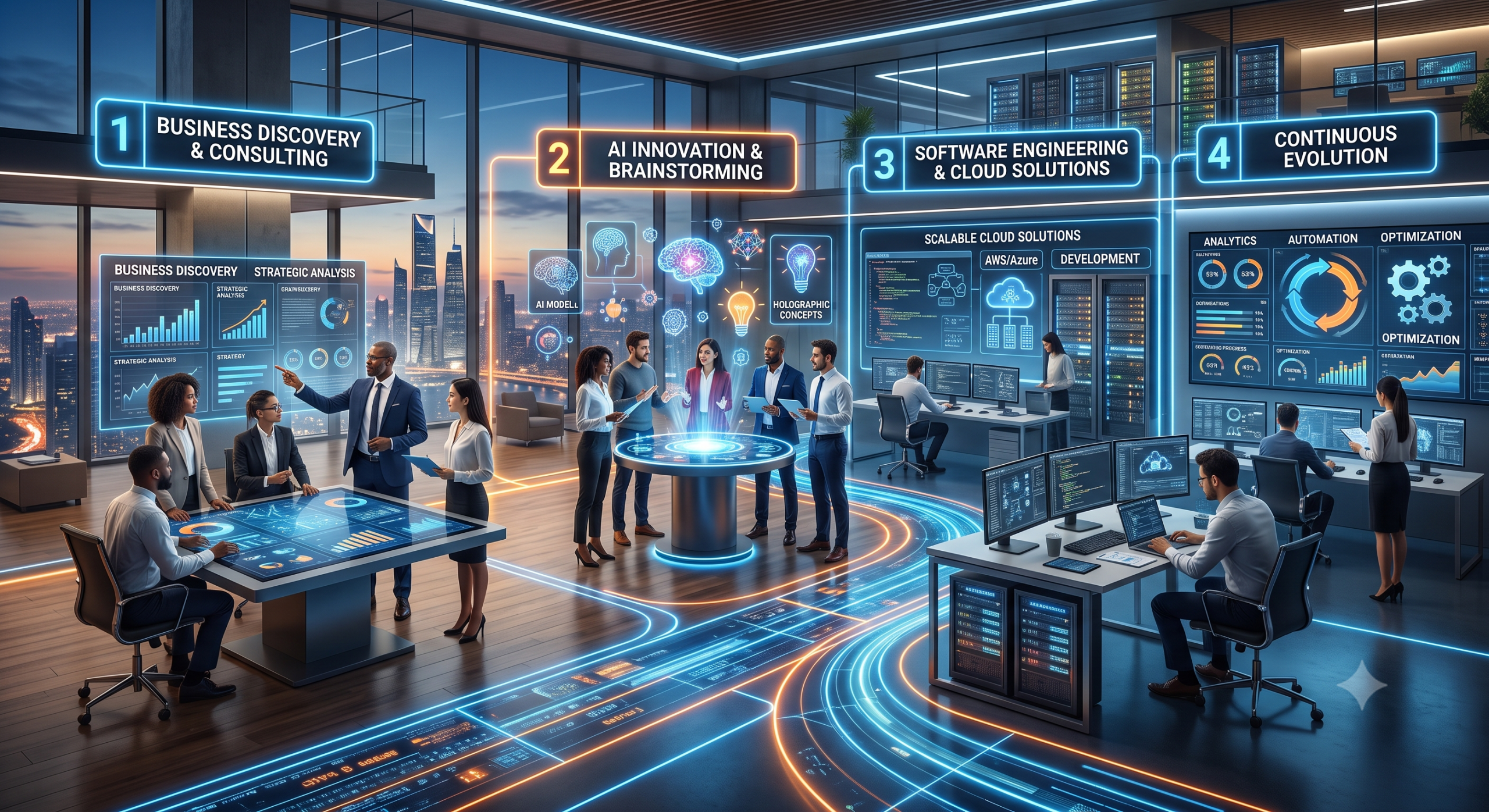 Our Approach — understand, innovate, build and evolve